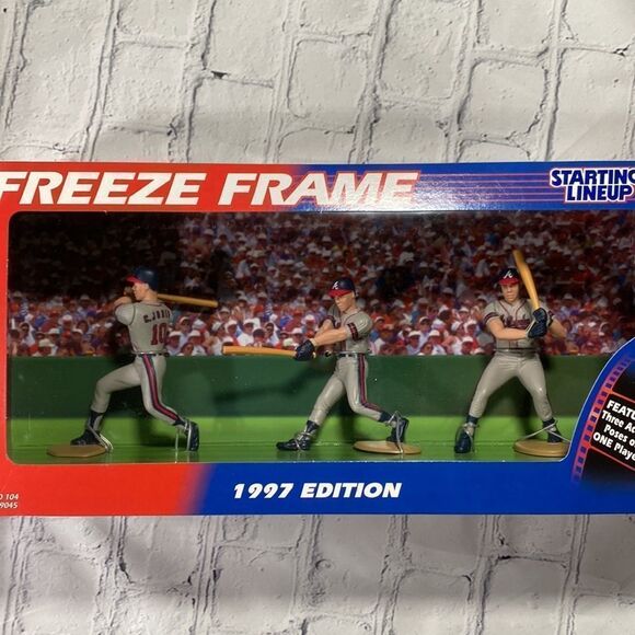 šNIB Chipper Jones Starting Lineup FreezeāFrame - Picture 6 of 6